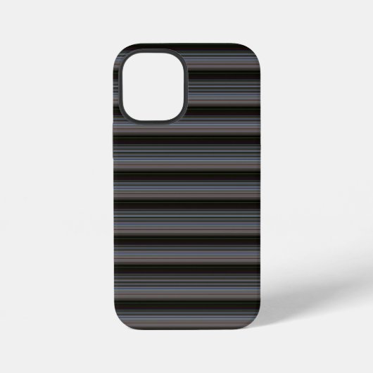 かわいいレトロモダンストライプ iPhoneケース (裏面)