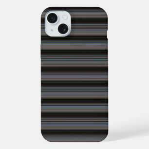 かわいいレトロモダンストライプ iPhone 15 PLUSケース