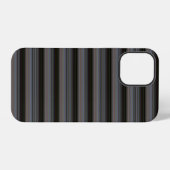 かわいいレトロモダンストライプ iPhoneケース (裏面横)