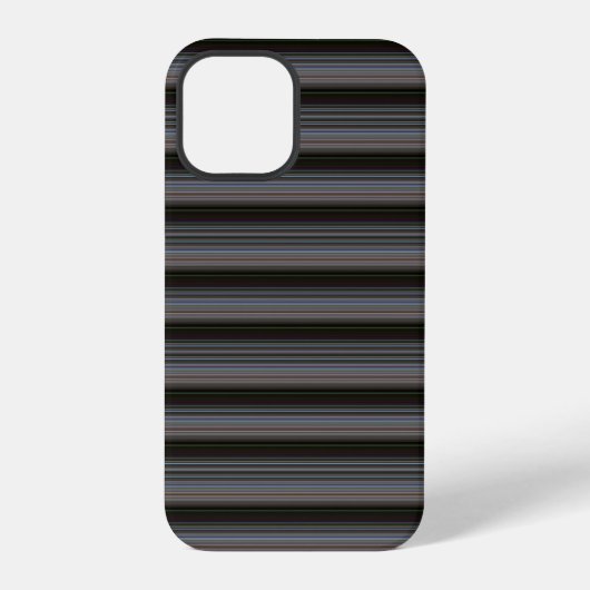 かわいいレトロモダンストライプ iPhoneケース (裏面)