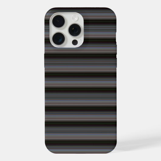 かわいいレトロモダンストライプ iPhoneケース (裏面)