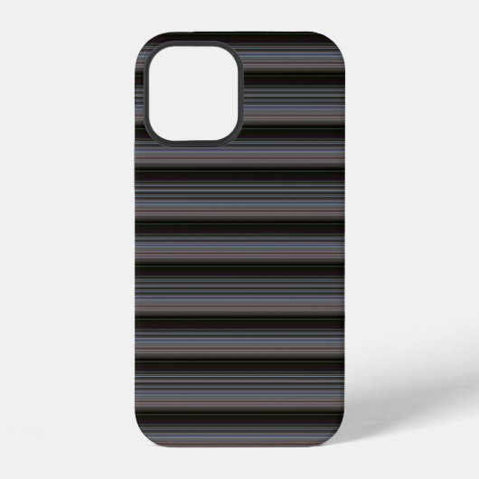 かわいいレトロモダンストライプ iPhoneケース (裏面)