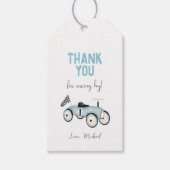 かわいいレトロレースカードライドオン バースデーギフトタグ ギフトタグ (正面)