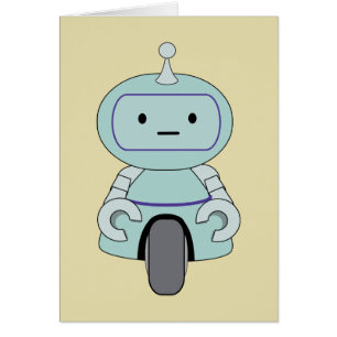 かわいいレトロロボットイラストレーション