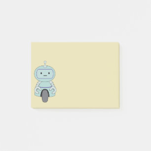 かわいいレトロロボットイラストレーション ポストイット