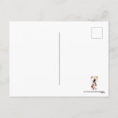 かわいいレトロヴィンテージアートデコレディ シーズンポストカード (裏面)