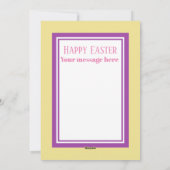 かわいいレトロヴィンテージイースターシック追加メッセージ シーズンカード (裏面)