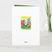 かわいいレトロヴィンテージイースターシック追加メッセージ シーズンカード (裏面)