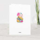 かわいいレトロヴィンテージイースターチックス追加メージカード シーズンカード (裏面)