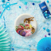 かわいいレトロヴィンテージイースターバニーホリデー  ペーパーボウル (パーティー)