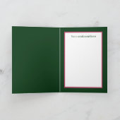 かわいいレトロヴィンテージイースターバニー追加気持ち シーズンカード (内部)