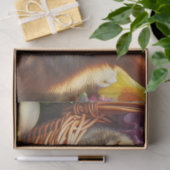 かわいいレトロヴィンテージイースターラビットティッシュペーパー 薄葉紙 (ギフト)