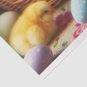 かわいいレトロヴィンテージイースターラビットティッシュペーパー 薄葉紙 (詳細)