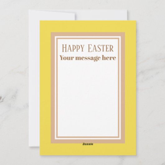 かわいいレトロヴィンテージイースター姪の追加メッセージ シーズンカード (裏面)