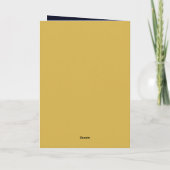 かわいいレトロヴィンテージドーターバースデーパーティー カード (裏面)