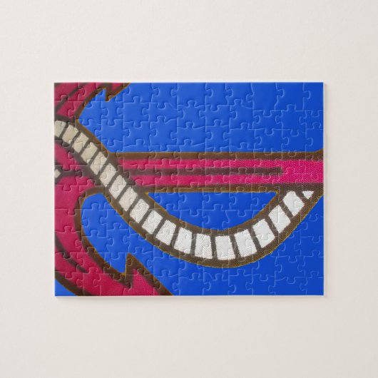 かわいいレトロヴィンテージネイビーアコール.jpg ジグソーパズル (横)