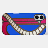 かわいいレトロヴィンテージネイビーアコール.jpg Case-Mate iPhoneケース (裏面 (横))