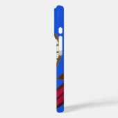 かわいいレトロヴィンテージネイビーブルーいかりアートデザイン Case-Mate iPhoneケース (裏面 / 左)