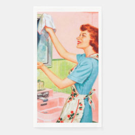 かわいいレトロヴィンテージバスルーム紙