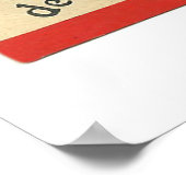 かわいいレトロヴィンテージバレンタインホリデーポスター ポスター (角)