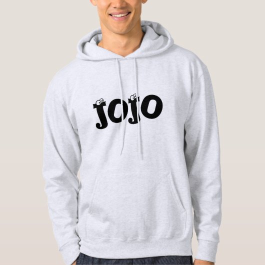 かわいいレトロヴィンテージブルージョジョTシャツ パーカ (正面)