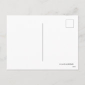 かわいいレトロヴィンテージベーキングレディ シーズンポストカード (裏面)