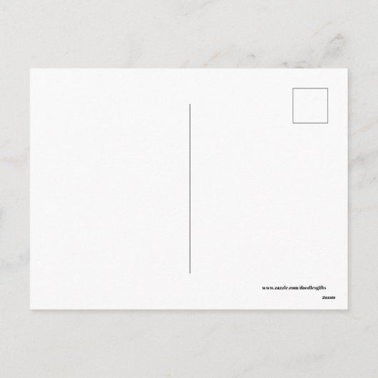 かわいいレトロヴィンテージママ&ベビー シーズンポストカード (裏面)