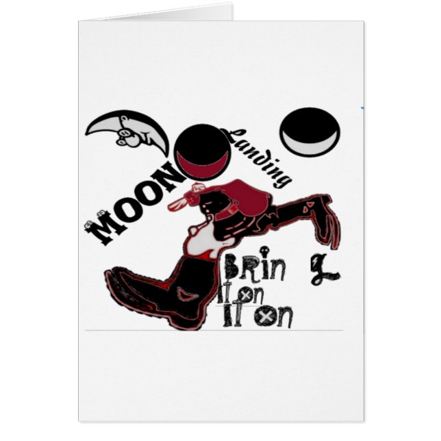 かわいいレトロヴィンテージムーンランディングHoHoへ (正面)