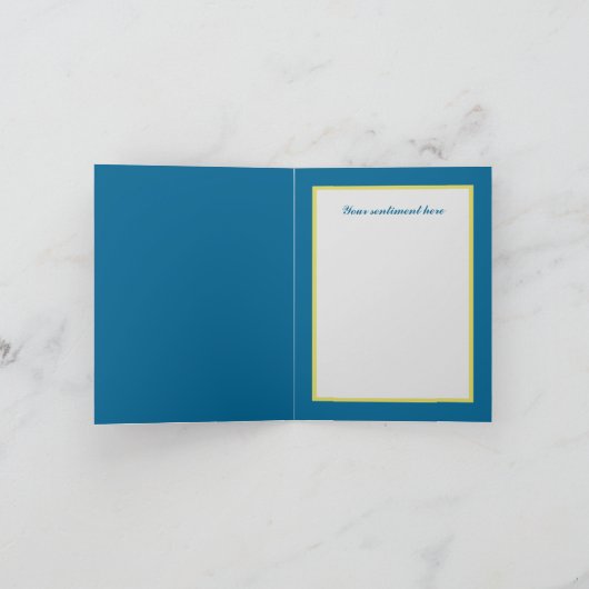 かわいいレトロヴィンテージ料理ラッド追加気持ち ノートカード (内部)