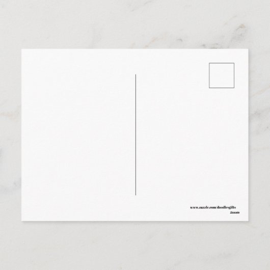 かわいいレトロヴィンテージ料理レディーキッチンハガキ シーズンポストカード (裏面)