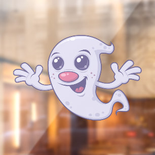 かわいいレトロ幽霊 ウィンドウサイン
