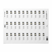 かわいいレトロ旅行ママ花、おもしろい旅行カスタム、 ラベル (フルシート)