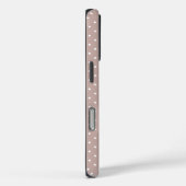 かわいいレトロ水玉ガールズ用デザイン Case-Mate iPhoneケース (裏面 / 右)