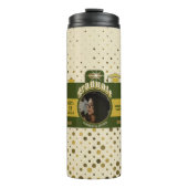 かわいいレトロ水玉模様ヴィンテージCam Photo Graduate タンブラー (正面)