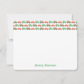 かわいいレトロ輸送少年おもちゃ子供の誕生日写真 サンキューカード (正面)