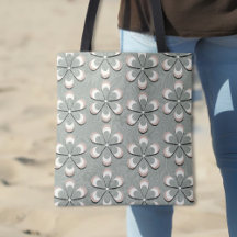 かわいいレトロ70のフラワーパワーセージ緑 – 白 – タン