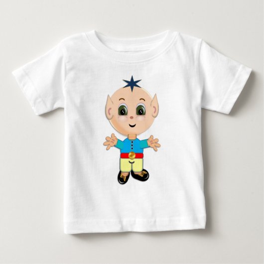 かわいいレプラコーン ベビーTシャツ (正面)