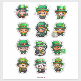かわいいレプリコーン セントパトリックデー シール