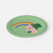 かわいいレプレシャンブタ ペーパープレート (アングル)