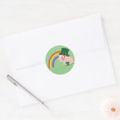 かわいいレプレシャンブタ ラウンドシール (封筒)