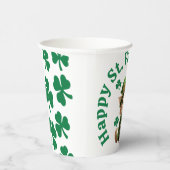 かわいいレプレシャン猫ハッピー聖パトリックの日 紙コップ (右)