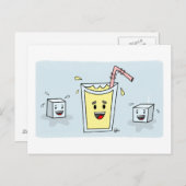 かわいいレモネード – はがき (正面/裏面)