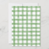 かわいいレモンと蜂の1歳誕生日 招待状 (裏面)