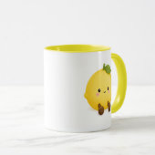 かわいいレモンのコーヒーマグカップ マグカップ (正面右)
