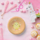 かわいいレモンのフルーツ漫画のバブルイラストレーション ペーパーボウル (パーティー)