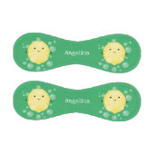 かわいいレモンの果物のキャラクター風の泡のイラスト 野球ボール (パネル)