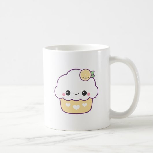 かわいいレモンカップケーキ コーヒーマグカップ (右)