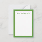 かわいいレモンケーキ追加文字 ノートカード (裏面)