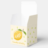 かわいいレモンシトラス1歳の誕生日 フェイバーボックス (オープン)