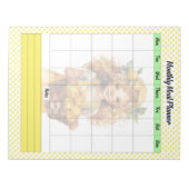 かわいいレモンパイ月食計画 ノートパッド (正面)